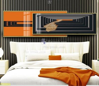 File in trần File tranh hiện đại pha lê gương FT95354 (bản gốc) mây trời