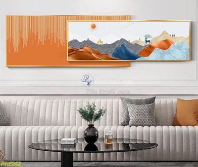 File tranh File tranh hiện đại pha lê gương FT95362 (bản gốc) treo tường