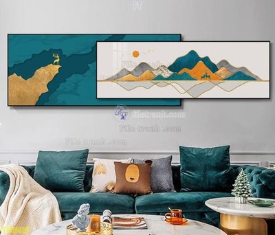 File tranh in trần File tranh hiện đại pha lê gương FT95405 (ảnh gốc siêu nét)