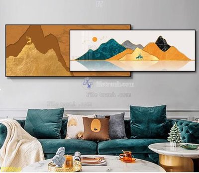 Tải file File tranh hiện đại pha lê gương FT95410 (PSD) cho in tranh 3D