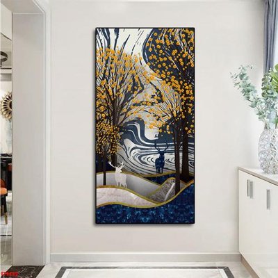 File tranh gốc in trần nhà File tranh lối vào FT9542 3D