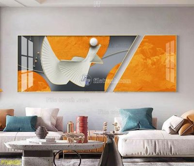 File gốc File tranh hiện đại pha lê gương FT95455 (cho in UV) siêu nét