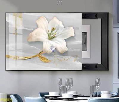 File gốc File tranh hiện đại pha lê gương FT95572 (chuẩn CMYK) cho nhà in