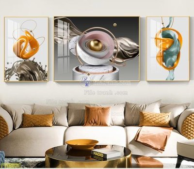 File gốc File tranh hiện đại pha lê gương FT95578 (ảnh chi tiết) để in ấn