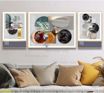 File gốc File tranh hiện đại pha lê gương FT95582 (chuẩn màu) cho in offset