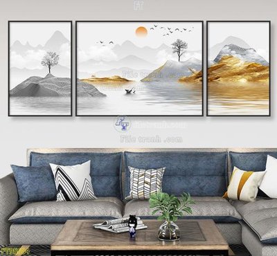 Cung cấp file tranh gốc File tranh hiện đại pha lê gương FT95604 độc quyền