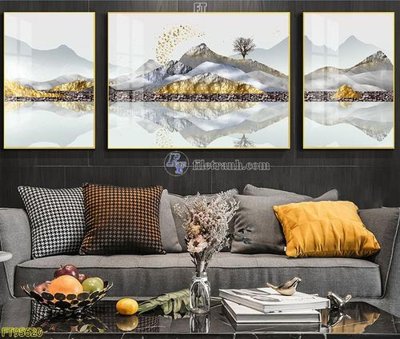 File gốc File tranh hiện đại pha lê gương FT95620 (PNG) trong suốt (transparent)