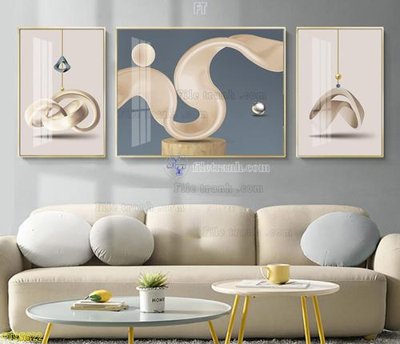 File gốc File tranh hiện đại pha lê gương FT95622 (trang trí) phòng ngủ