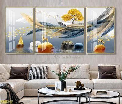 File gốc File tranh hiện đại pha lê gương FT95645 (bản quyền) cho in ấn