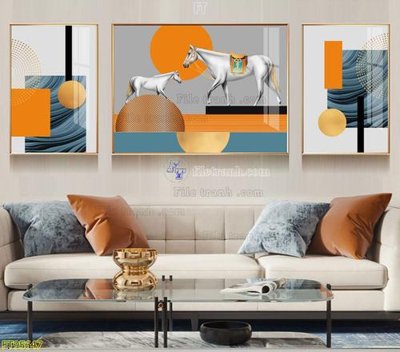 File tranh quảng cáo File tranh hiện đại pha lê gương FT95647 (file gốc) chuyên nghiệp