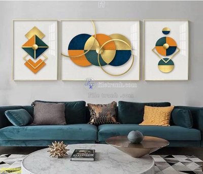 File in trần File tranh hiện đại pha lê gương FT95662 (file gốc) phong thủy