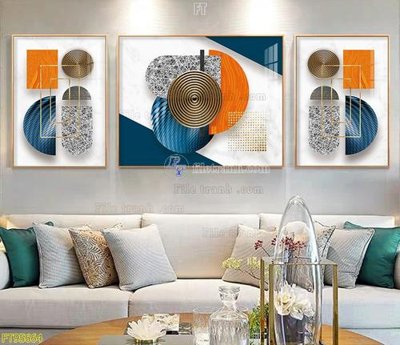 File tranh trang trí File tranh hiện đại pha lê gương FT95664 (file gốc)