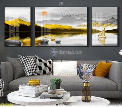 File gốc File tranh hiện đại pha lê gương FT95668 (PNG) không nền chất lượng