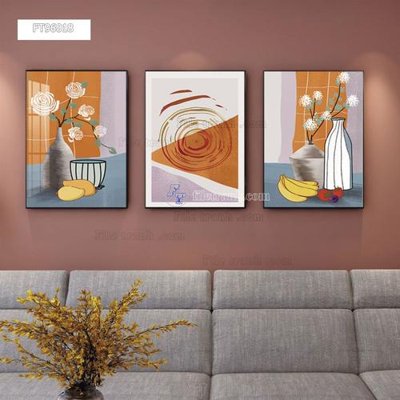 File in ấn Tranh treo pha lê gương FT96018 (bản gốc) chất lượng cao