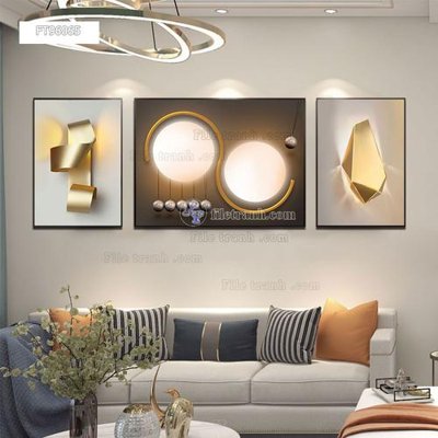 Download file gốc Tranh treo pha lê gương FT96065 (in mica) trang trí