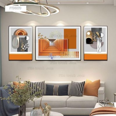 File tranh Tranh treo pha lê gương FT96079 (gốc) chủ đề trừu tượng