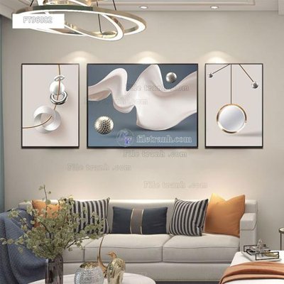 File gốc Tranh treo pha lê gương FT96082 (phong cách) tối giản