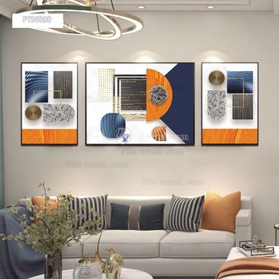 File tranh gốc Tranh treo pha lê gương FT96098 chủ đề hiện đại