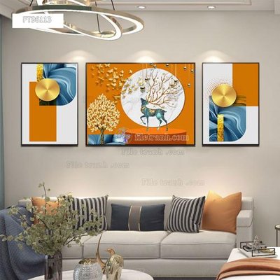 Tải file gốc Tranh treo pha lê gương FT96113 (in khổ lớn) không mờ