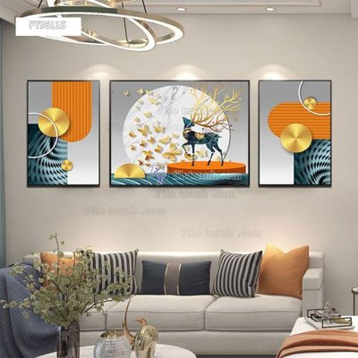 Download file gốc Tranh treo pha lê gương FT96115 (in mica) trong suốt