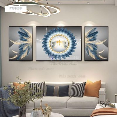 File tranh Tranh treo pha lê gương FT96138 (bản gốc) trang trí văn phòng