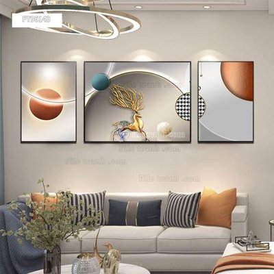 Download file Tranh treo pha lê gương FT96143 (gốc) in mica đèn LED