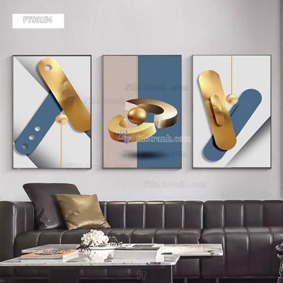 Download file gốc Tranh treo pha lê gương FT96154 (in lụa) tranh 3D