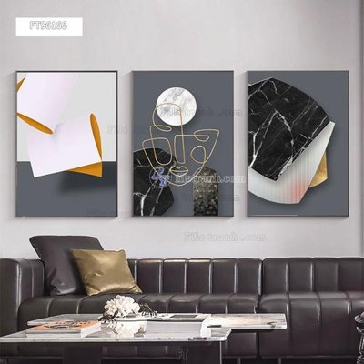 File ảnh Tranh treo pha lê gương FT96166 (gốc) in PP, decal