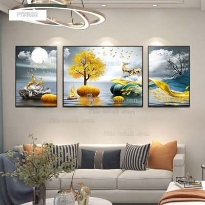 File PSD Tranh treo pha lê gương FT96192 (bản gốc) dễ dàng edit