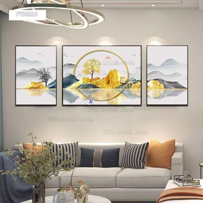 File ảnh gốc Tranh treo pha lê gương FT96216 không vỡ nét