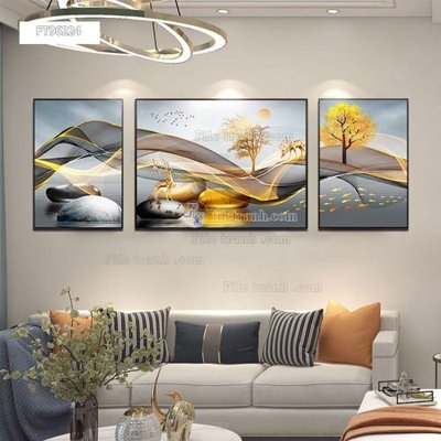 File tranh gốc Tranh treo pha lê gương FT96224 (bản quyền) độc đáo