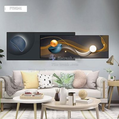 File gốc Tranh treo pha lê gương FT96241 (in tráng gương) nghệ thuật