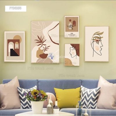 Tải file gốc Tranh treo pha lê gương FT96356 dùng cho in ấn