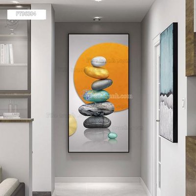 Tải file gốc in lụa Tranh treo pha lê gương FT96384 siêu nét