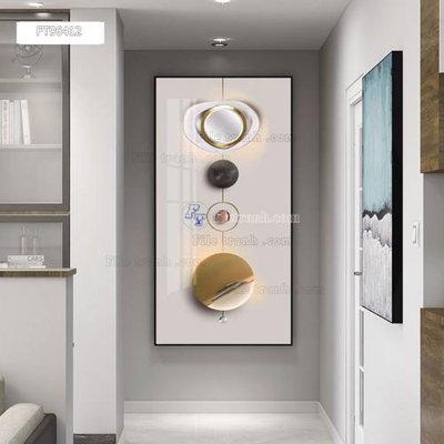 File PSD Tranh treo pha lê gương FT96412 (nguyên bản) cho thiết kế