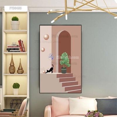 Cung cấp file tranh gốc Tranh treo pha lê gương FT96466 độc quyền