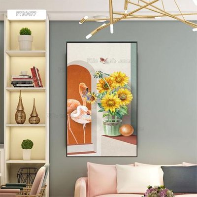 File gốc Tranh treo pha lê gương FT96477 (chủ đề hiện đại) trang trí