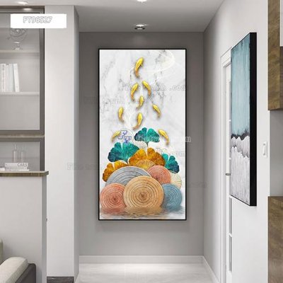 File tranh Tranh treo pha lê gương FT96527 (gốc) chủ đề thành phố