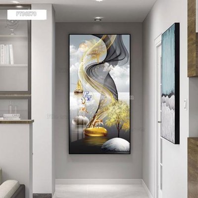 Tải file gốc Tranh treo pha lê gương FT96570 dùng cho in ấn