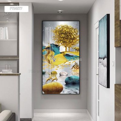 File PSD Tranh treo pha lê gương FT96577 (nguyên gốc) chất lượng cao