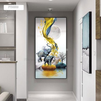 File gốc Tranh treo pha lê gương FT96589 (in lụa) trang trí tường