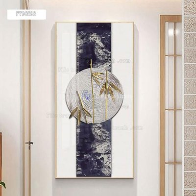 File tranh Tranh treo pha lê gương FT96598 (bản gốc) in lụa 5D