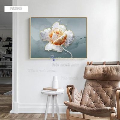 File tranh Tranh treo pha lê gương FT96640 (bản gốc) treo quán cafe