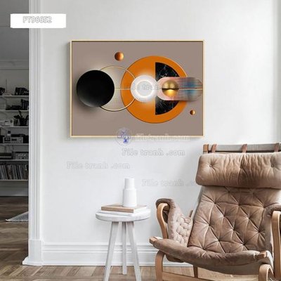 Tải file gốc in lụa Tranh treo pha lê gương FT96652 siêu nét