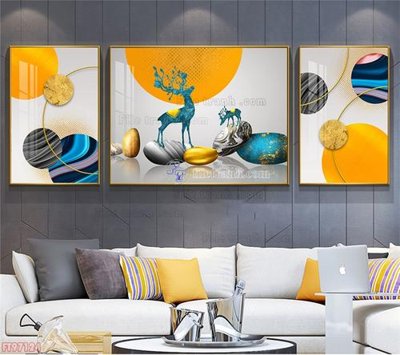 File PSD Tranh decor phủ gương hiện đại FT97124 (gốc) tách lớp chi tiết