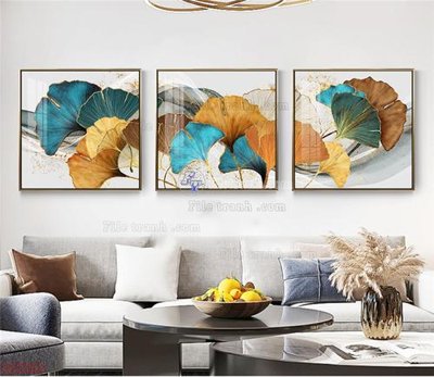 File tranh Tranh decor phủ gương hiện đại FT97130 (ảnh gốc) in trần 3D