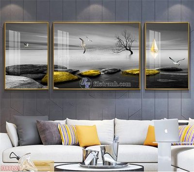 Download file tranh Tranh decor phủ gương hiện đại FT97203 (file gốc PSD)
