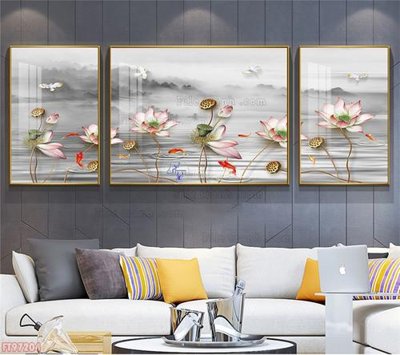 File gốc Tranh decor phủ gương hiện đại FT97204 (cho in ấn) từ kho Filetranh