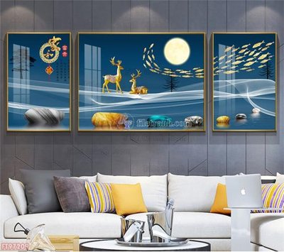 File gốc Tranh decor phủ gương hiện đại FT97209 (PNG) trong suốt (transparent)