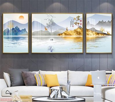 File gốc Tranh decor phủ gương hiện đại FT97216 (PNG) không nền chất lượng